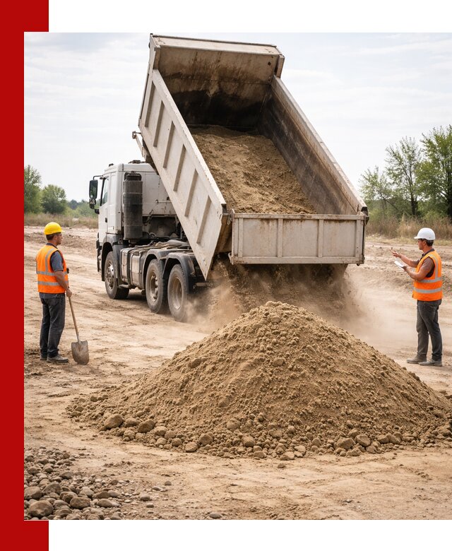 Доставка самосвалом 15 кубов в Сызрани за город и по городу