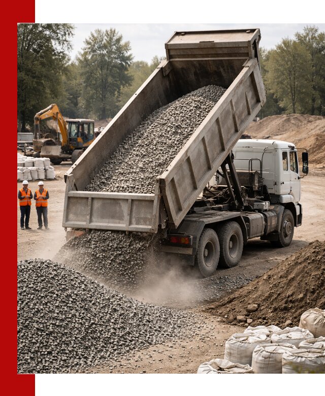 Аренда самосвала в Сызрани для доставки сыпучих и нерудных материалов