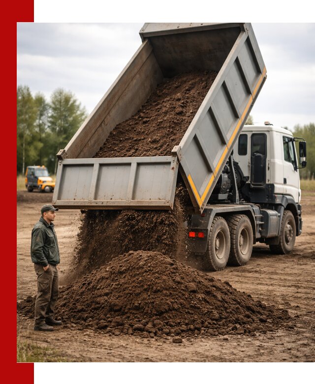 Аренда самосвала с водителем в Сызрани для сыпучих грузов и навоза