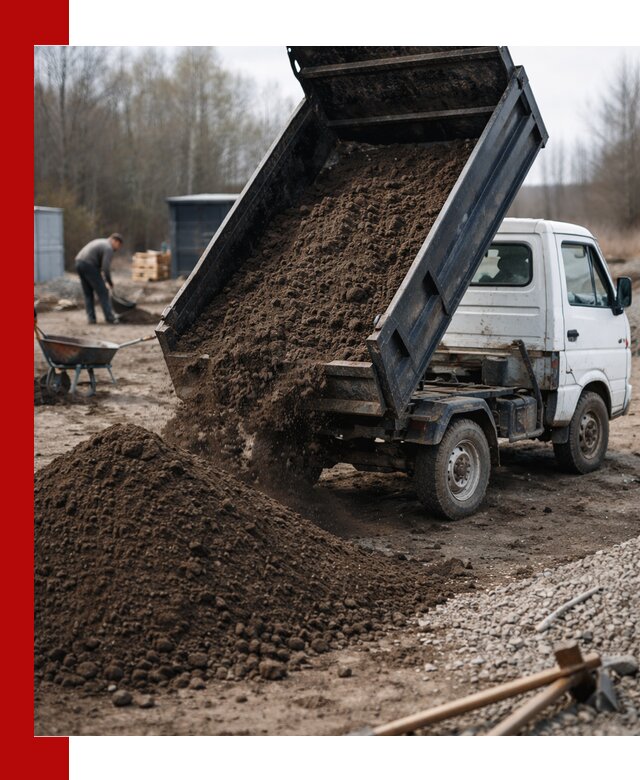 Аренда минисамосвала в Сызрани для доставки сыпучих материалов