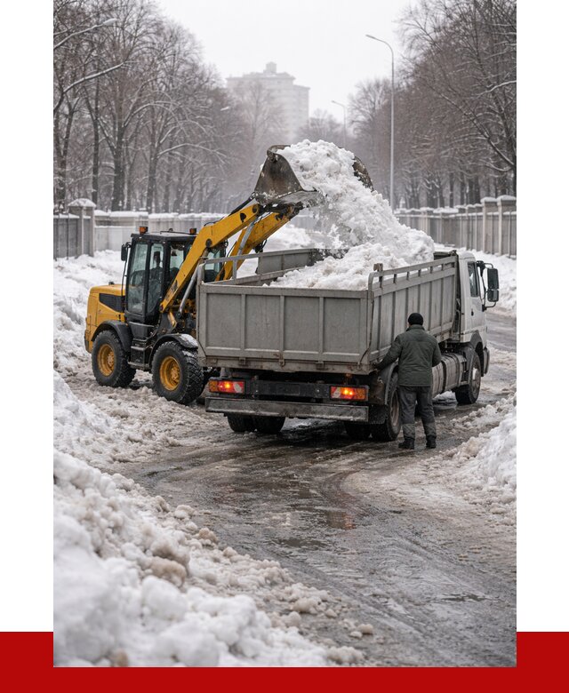 Вывоз снега с погрузкой в Сызрани от 3546 р. ПРОНЕРУДСзр