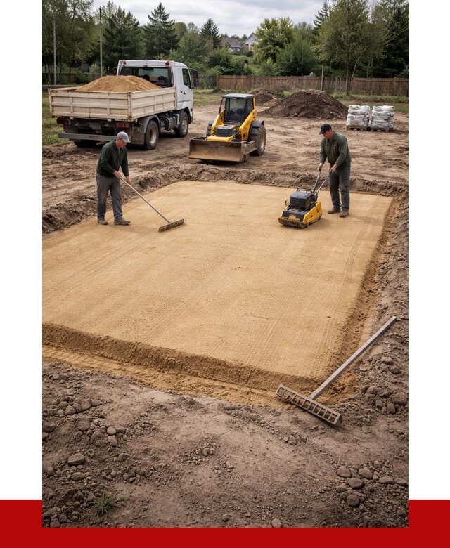 Устройство песчаной подушки в Сызрани от 4559 р. ПРОНЕРУДСзр